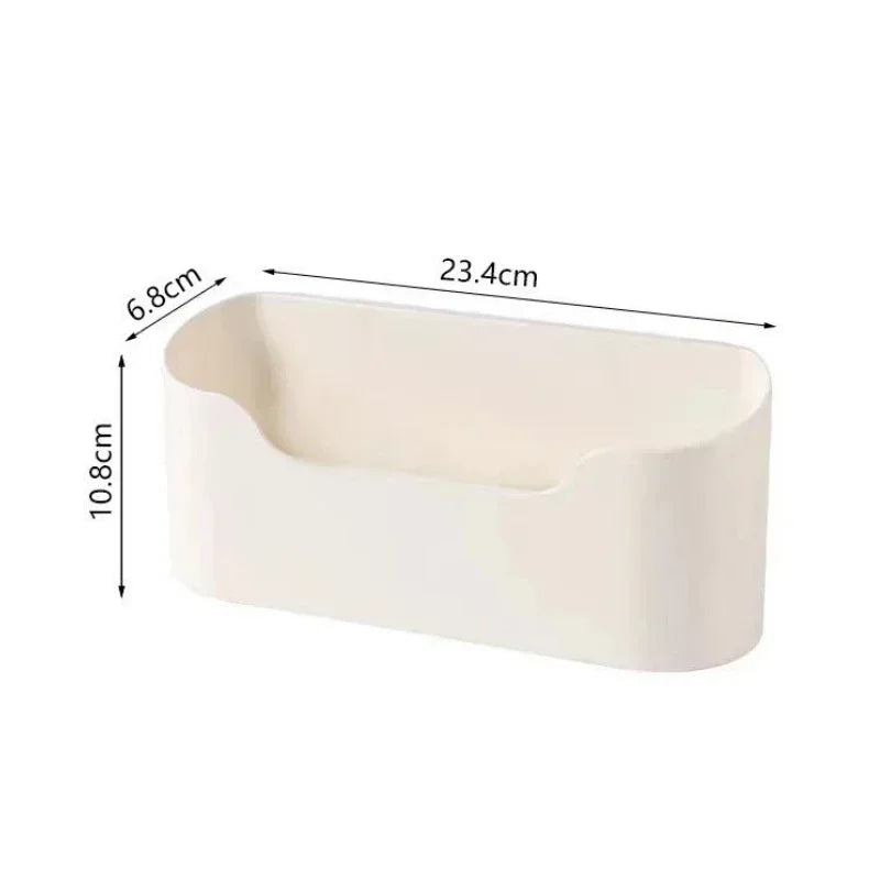 Adhesive Cabinet Door Organizer – Wall-Mounted Under-Sink Storage Bin