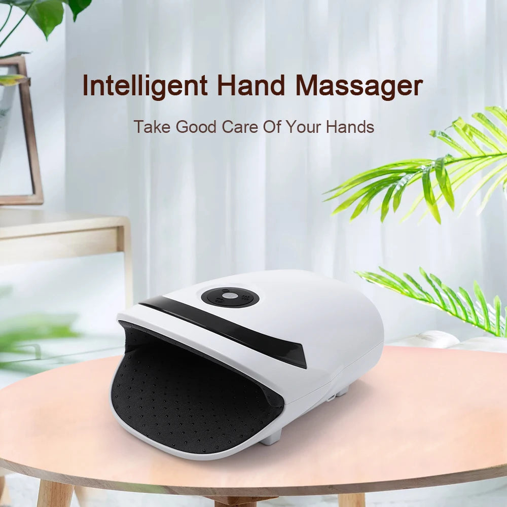 Rechargeable Hand Massager with Heat & Compression – For Arthritis & Carpal Tunnel Relief