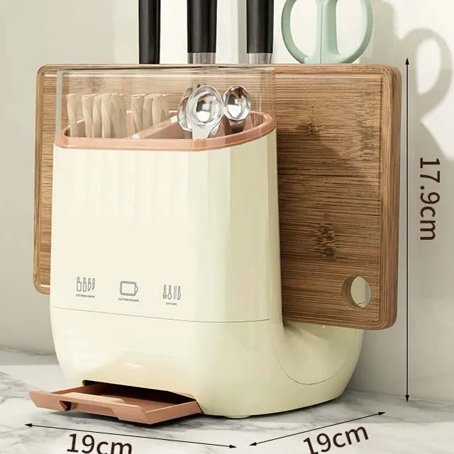 All-in-One Kitchen Organizer – Knife, Utensil & Cutting Board Holder