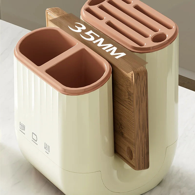 All-in-One Kitchen Organizer – Knife, Utensil & Cutting Board Holder
