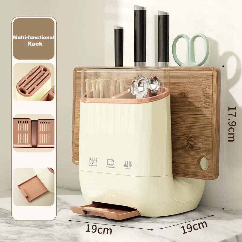 All-in-One Kitchen Organizer – Knife, Utensil & Cutting Board Holder