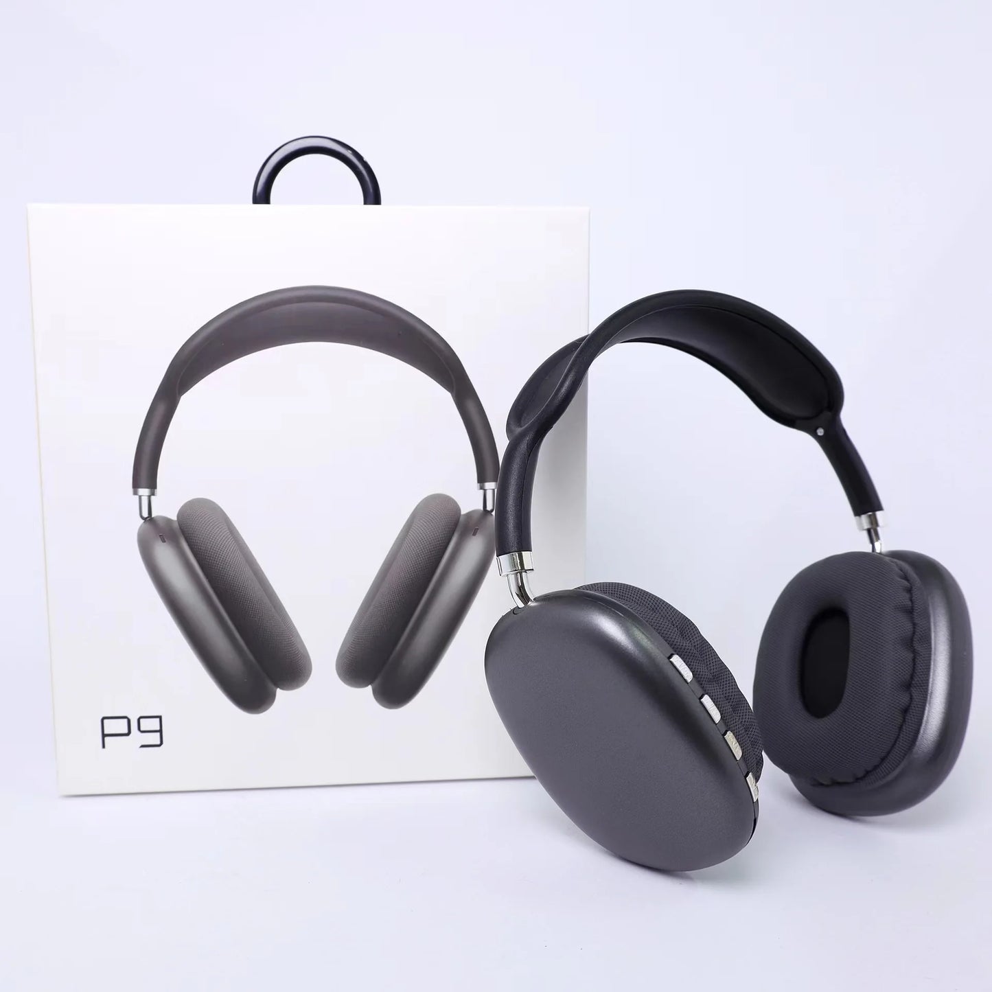 P9 Wireless Bluetooth Headphones – Mic + Noise-Cancelling, HiFi Sound, Sports & Gaming