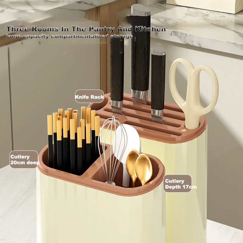 All-in-One Kitchen Organizer – Knife, Utensil & Cutting Board Holder