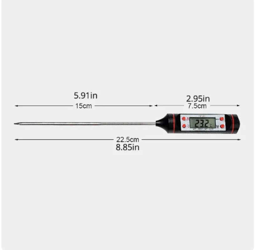 Digital Kitchen Thermometer – Probe Type for Cooking & Grilling
