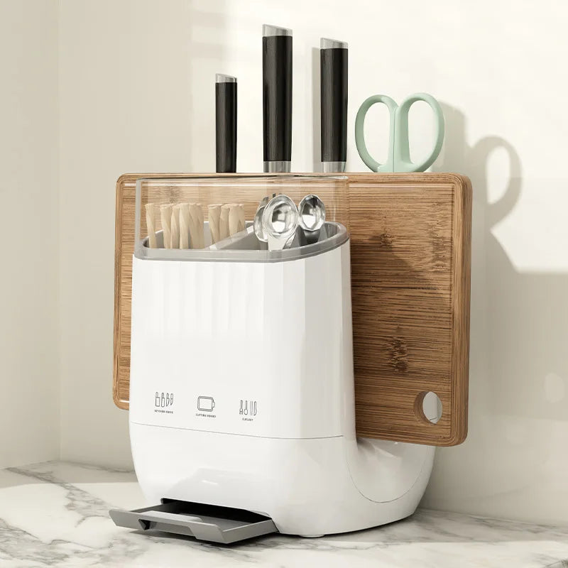 All-in-One Kitchen Organizer – Knife, Utensil & Cutting Board Holder
